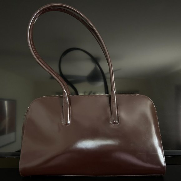 Patent Leather Furla Shoulder Bag - Picture 2 of 7